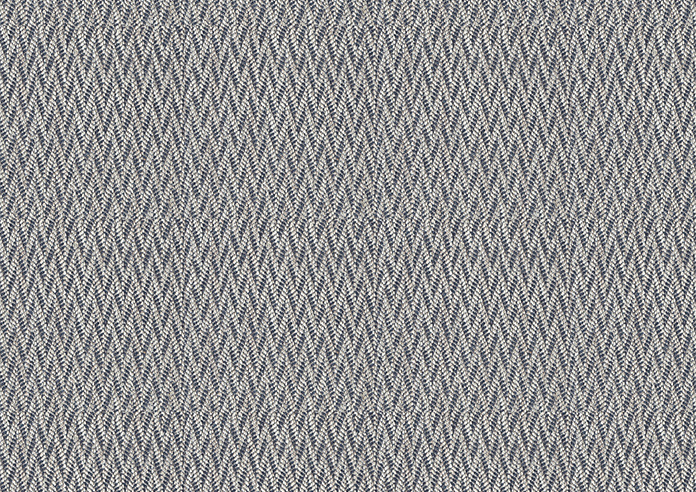 Bellavelle Chevron, Admiral Blue - Twist&Fit Roman Blind - Image 8